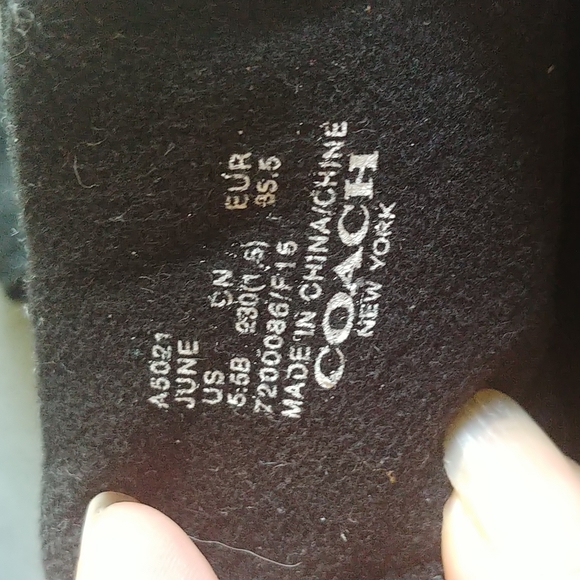 - coach black shoes sneakers - Picture 6 of 10